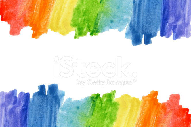 664x440 Abstract Watercolor Rainbow Colors Background Stock Photos - Watercolor Rainbow Background