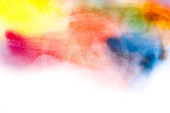 562x375 Watercolor Rainbow Background By Oksix - Watercolor Rainbow Background