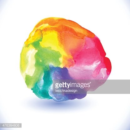 416x414 Abstract Watercolor Rainbow Gradient Premium Clipart - Watercolor Rainbow Background