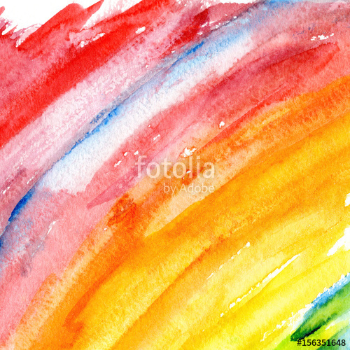 500x500 Abstract Watercolor Rainbow Background Stock Photo And Royalty - Watercolor Rainbow Background