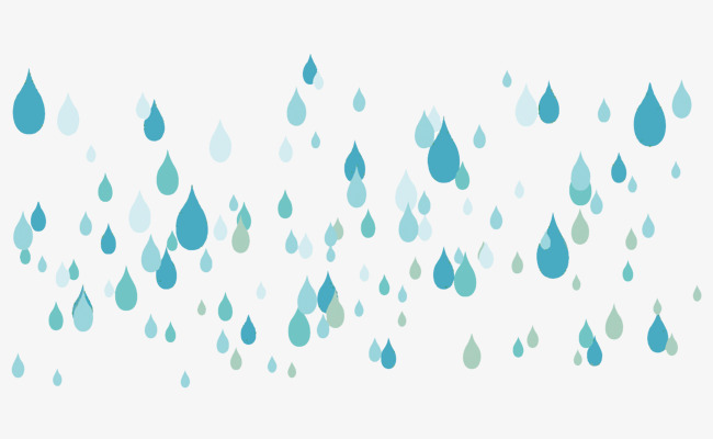 650x400 Vector Raindrops, Blue, Watercolor, Raindrop Png And Vector For - Watercolor Raindrops