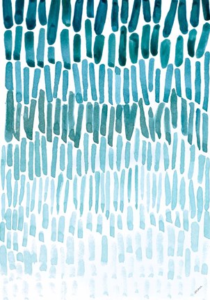 302x432 Watercolor Raindrops Fine Art Print By Ann Marie Coolick - Watercolor Raindrops