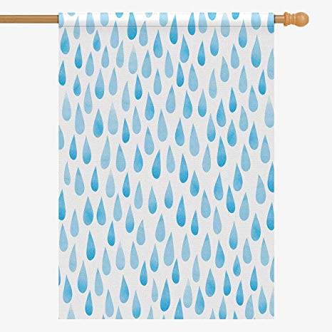 466x466 Interestprint Watercolor Rain Drops Stylized Blue - Watercolor Raindrops