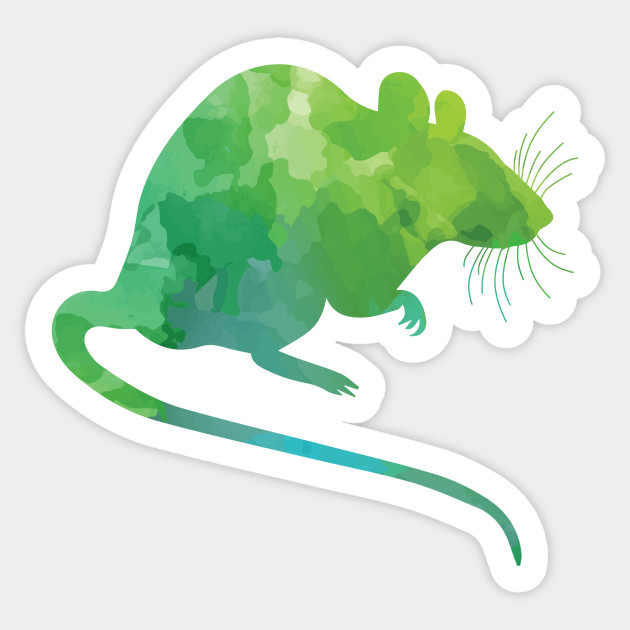 630x630 Watercolor Rat - Watercolor Rat