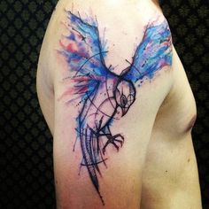 236x236 Raven Tattoo Idea. Watercolor Tattoo. Tattoos - Watercolor Raven Tattoo
