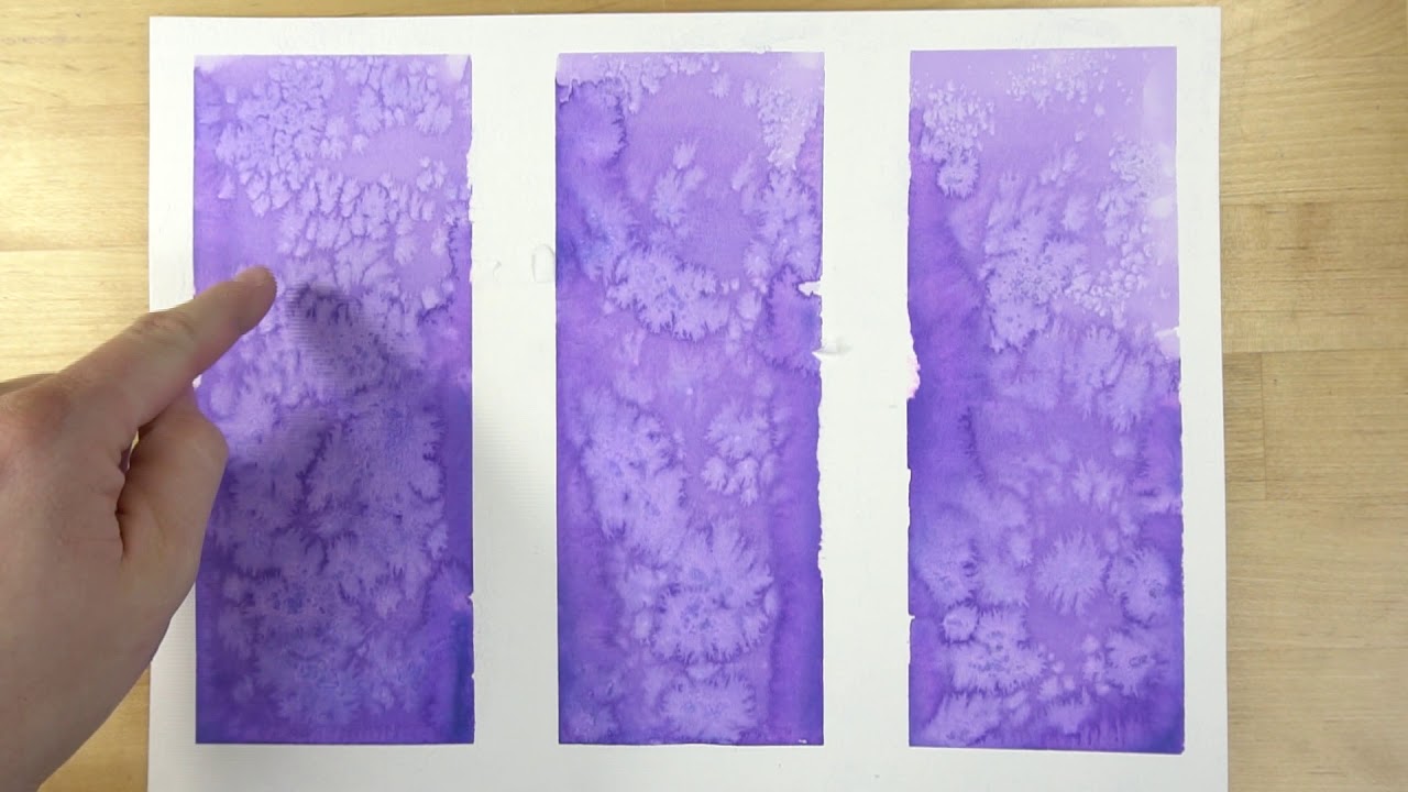 1280x720 Salt Watercolor Technique - Watercolor Rectangle