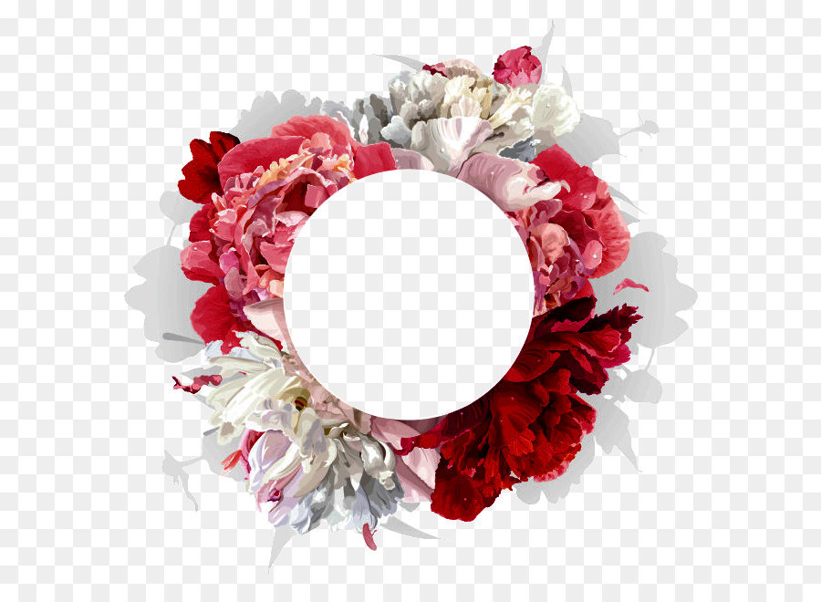 900x660 Download Hand Painted Watercolor Red Floral Background - Watercolor Red Flowers