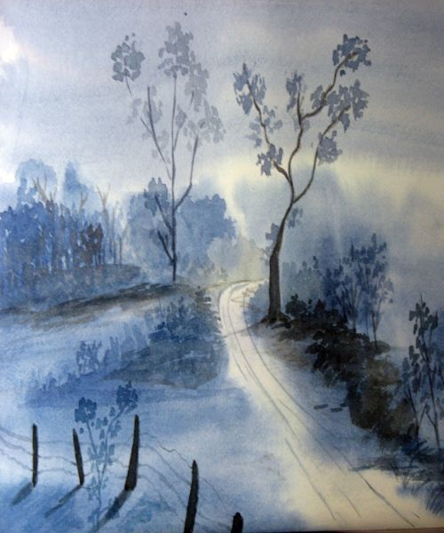 500x600 Landscapes Beauty On Canvas - Watercolor Reference Photos