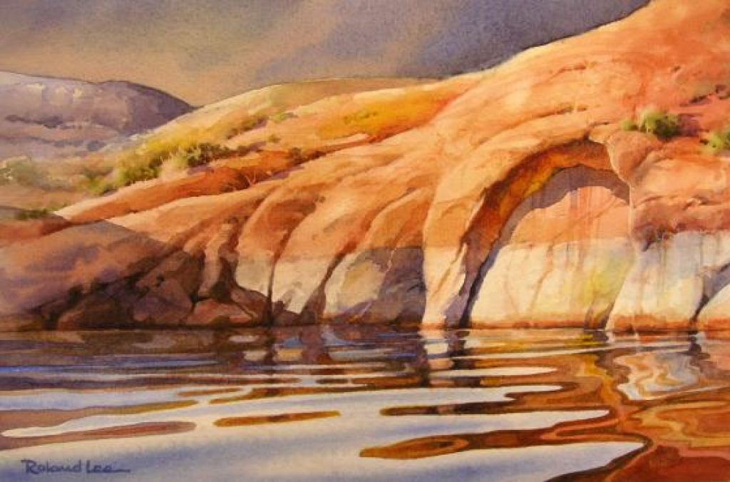 1024x676 How To Paint Water Reflections Watercolor Painting Step By Step - Watercolor Reflections
