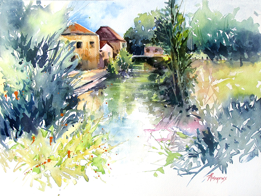 900x675 Rae Andrews - Watercolor Reflections