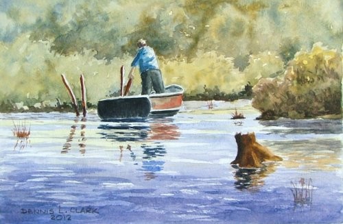 500x327 How To Paint Reflections In Water In Watercolour Online Art Lessons - Watercolor Reflections In Water