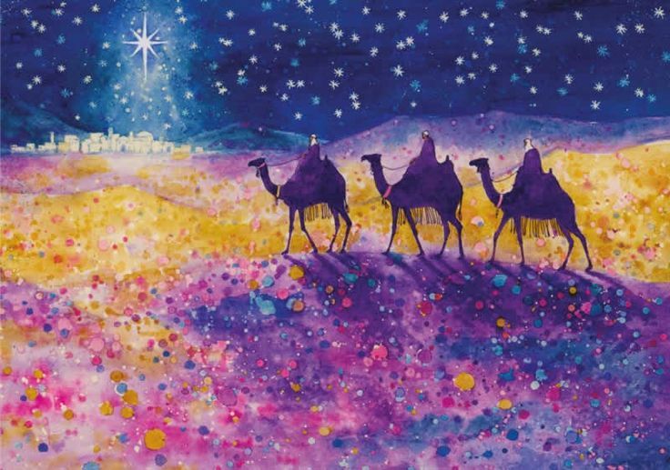 736x517 Image Result For Religious Christmas Card Watercolour Bethlehem - Watercolor Religious Christmas Cards