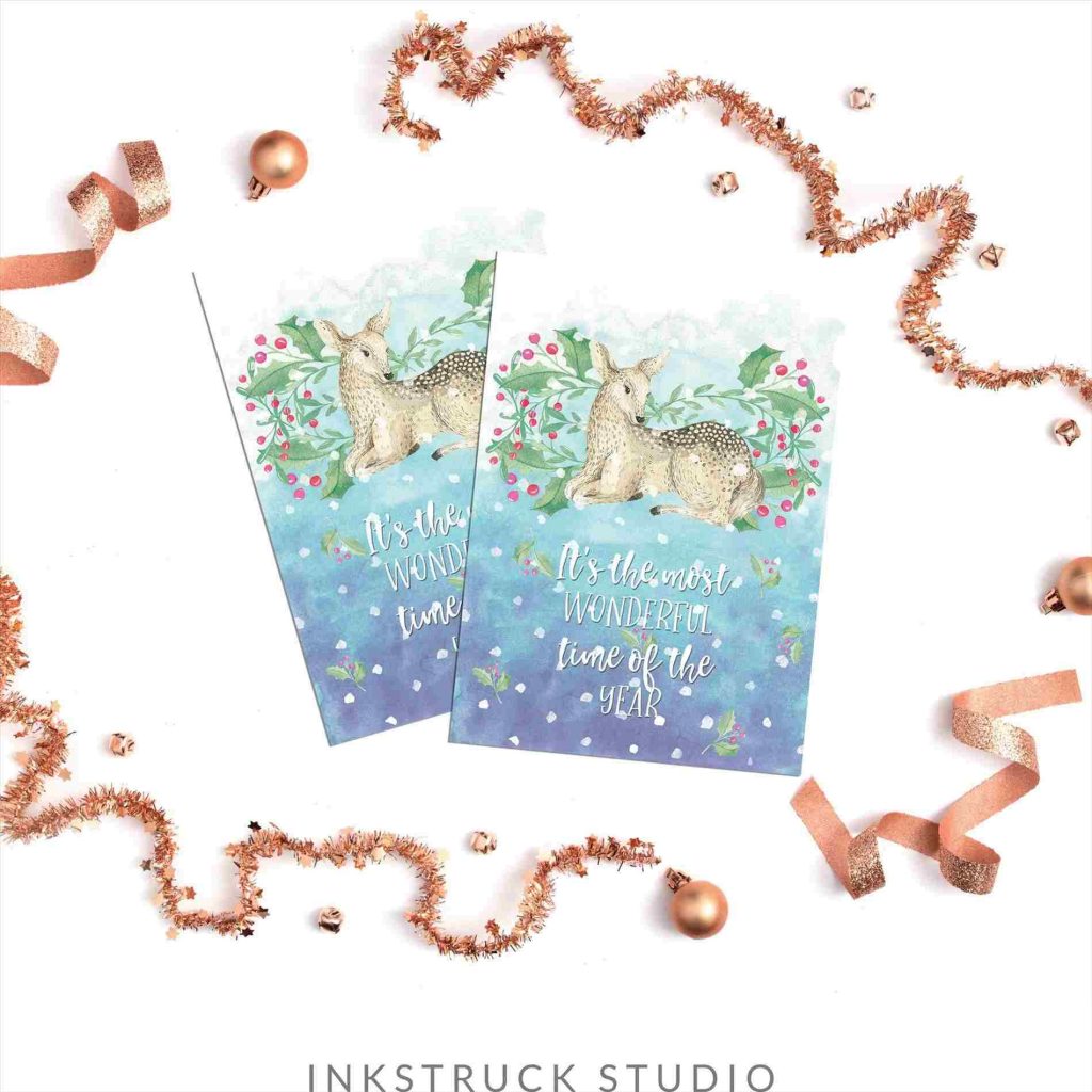 1024x1024 Paint A Poinsettia In Watercolour Watercolor Christmas Card - Watercolor Religious Christmas Cards