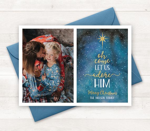 570x497 Religious Christmas Card, Christian Christmas Cards, Watercolor - Watercolor Religious Christmas Cards