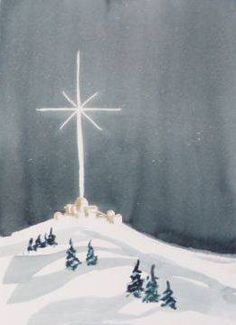 236x325 Watercolour And In Religious Christmas Card - Watercolor Religious Christmas Cards