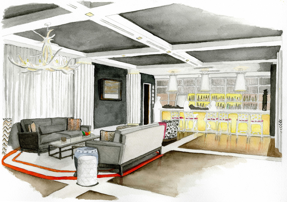 1000x705 Watercolor Rendering - Watercolor Rendering