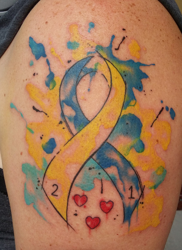 582x800 Artists - Watercolor Ribbon Tattoo