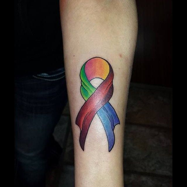 640x640 New Watercolor Ribbon Tattoo - Watercolor Ribbon Tattoo