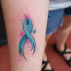 236x236 Support Ribbon Tattoo Tattoos Ribbon Tattoos - Watercolor Ribbon Tattoo