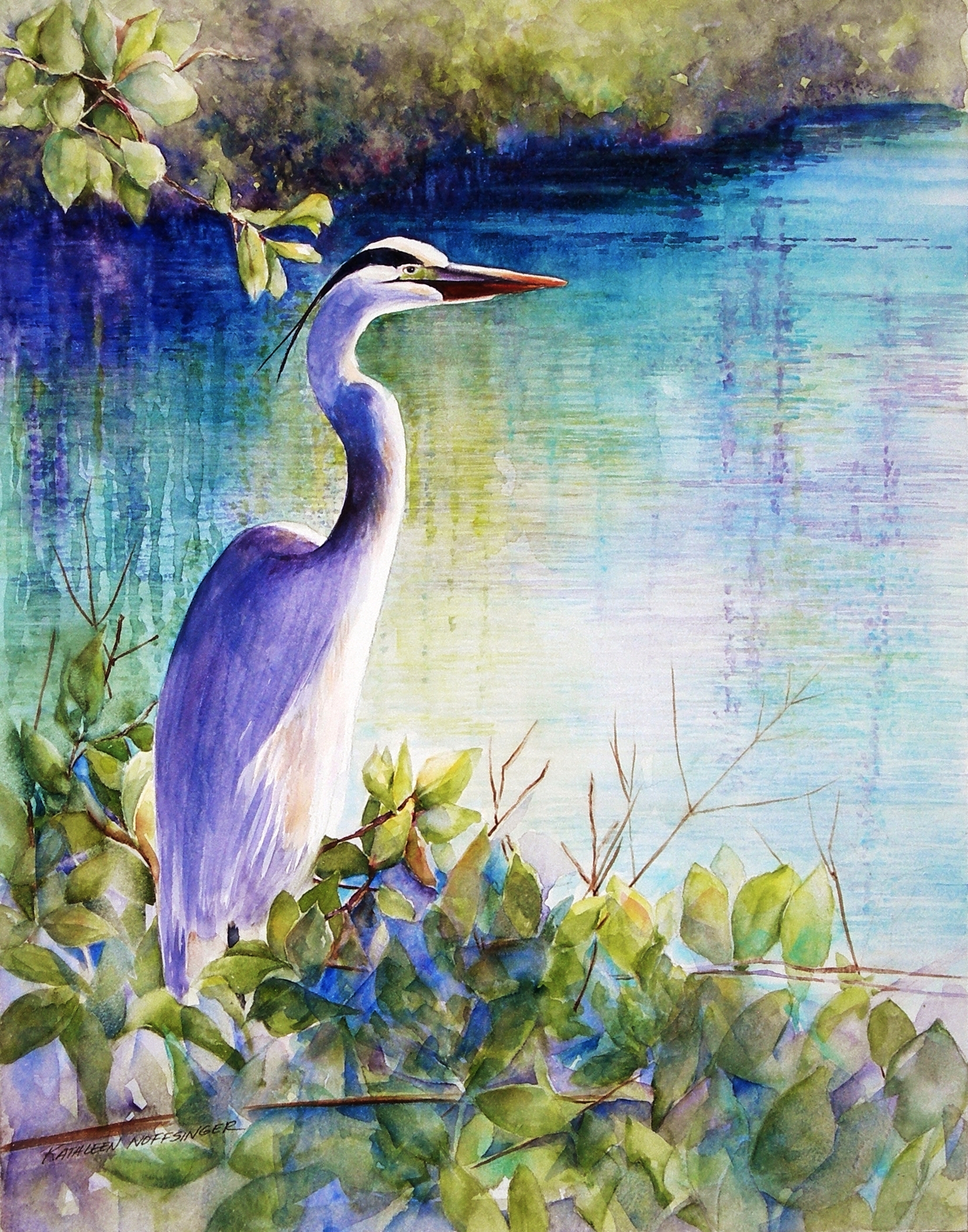 1655x2105 Painting Marsh And River Scenes In Watercolor Kathleen - Watercolor River