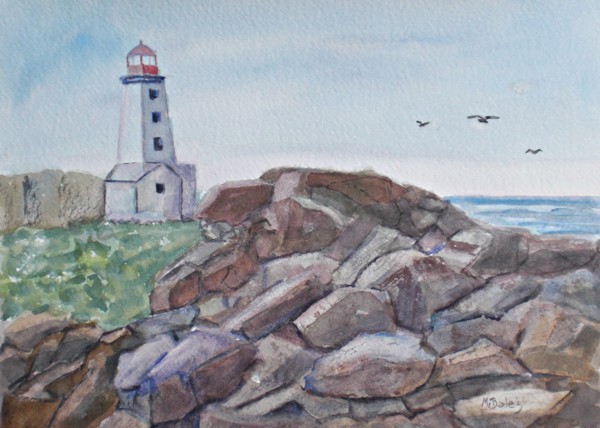 600x428 Rocks Maria A. Bales, Artist - Watercolor Rocks