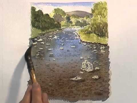 480x360 Watercolour Water Lesson - Watercolor Rocks