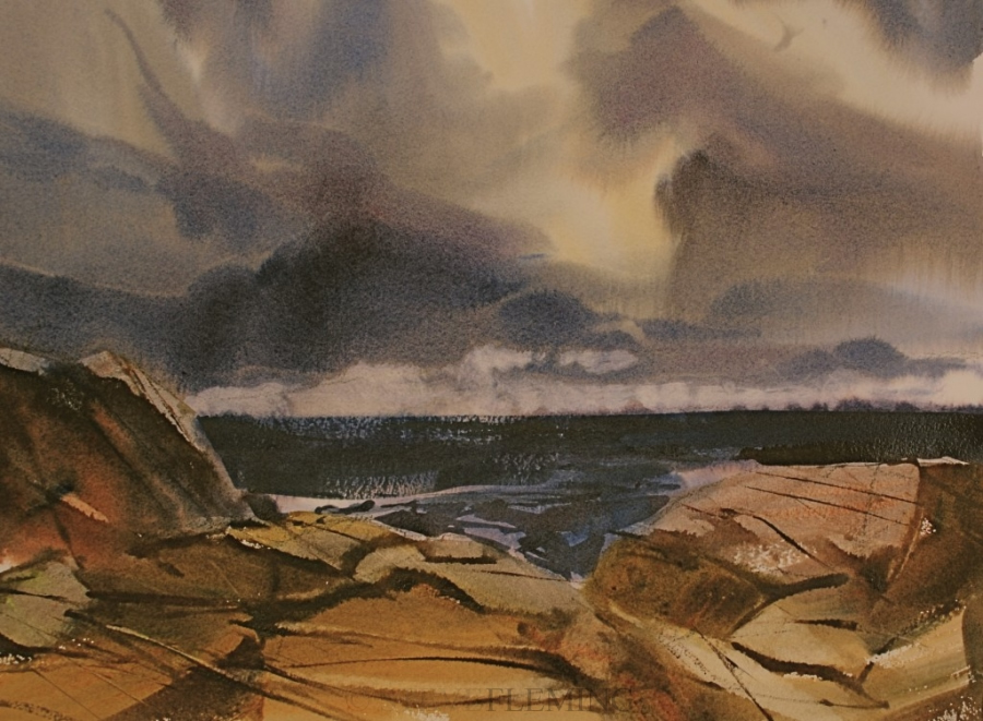 900x661 Lesson On Painting Rocks With Watercolor - Watercolor Rocks