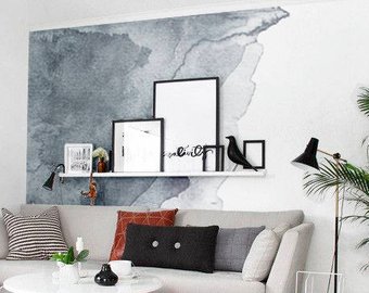 340x270 Watercolor Wallpaper Etsy - Watercolor Room