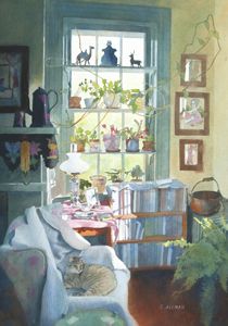 210x300 275 Best Watercolor Interiors Images Interior Paint - Watercolor Room