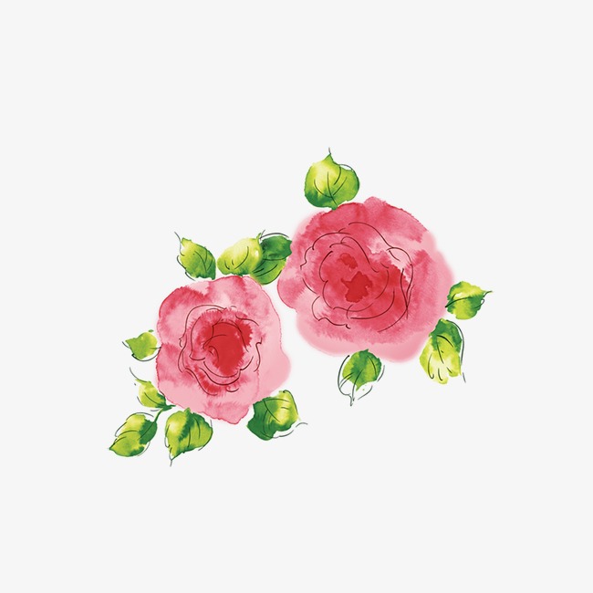 650x650 Watercolor Rose, Watercolor Clipart, Rose Clipart, Watercolor Png - Watercolor Rose Clipart