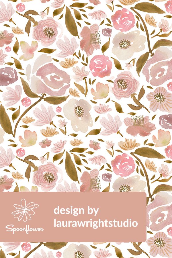 600x900 Baby Blush Roses Watercolor Flowers By Laurawrightstudio - Watercolor Rose Fabric