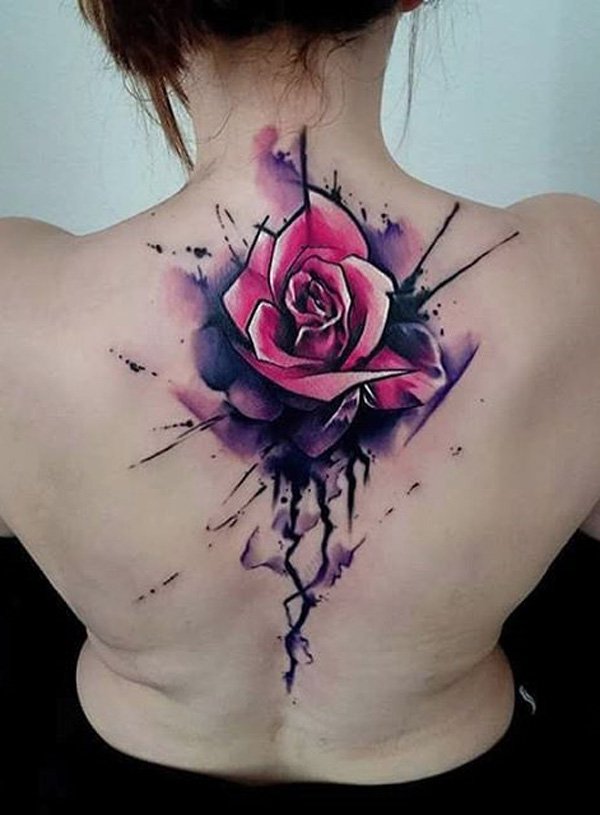 600x815 Meaningful Rose Tattoo Designs Art And Design - Watercolor Rose Tattoo