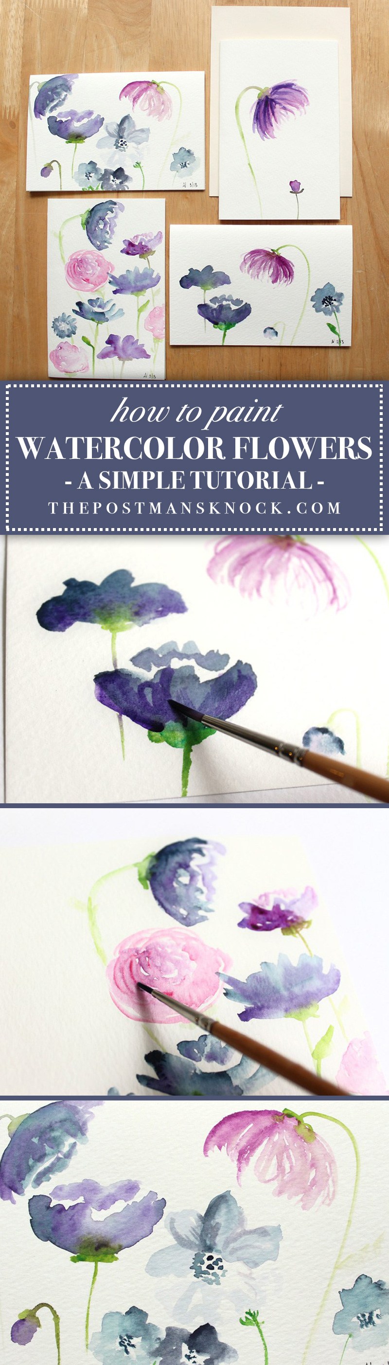 800x2802 How To Create Watercolor Flowers Tutorial Plus A Gorgeous Giveaway - Watercolor Rose Tutorial