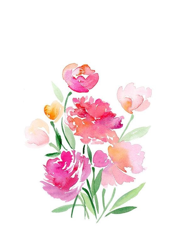 570x737 Watercolor Flower Ideas Unique 17 Best Ideas About Watercolor - Watercolor Rose Tutorial