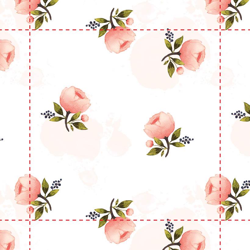820x820 Wallpaper - Watercolor Rose Wallpaper