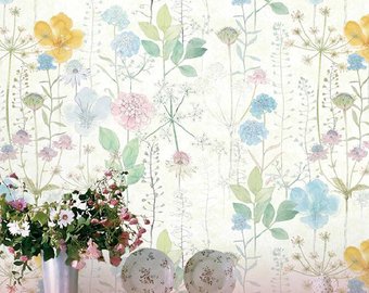 340x270 Watercolor Wallpaper Etsy - Watercolor Rose Wallpaper