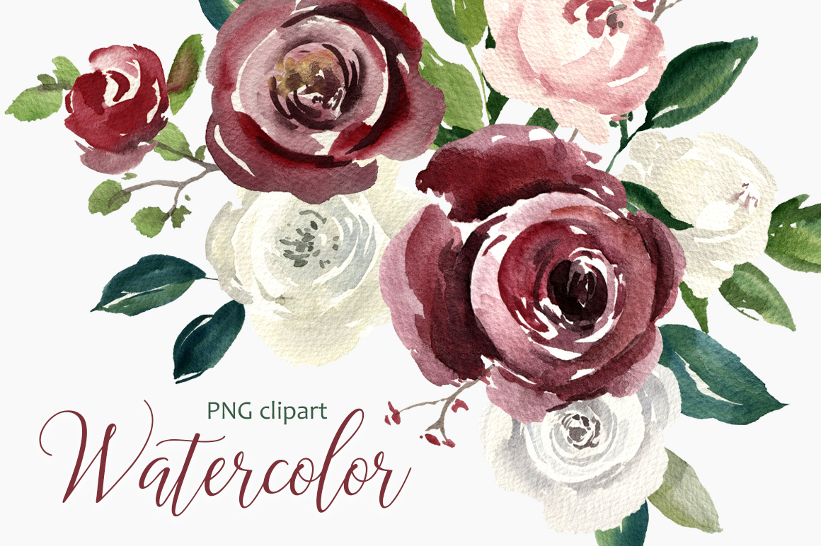 1160x772 Vintage Watercolor Roses Flowers Png Collection By - Watercolor Roses Images