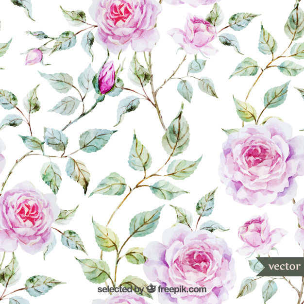 626x626 Watercolor Roses Vector Free Download - Watercolor Roses Images