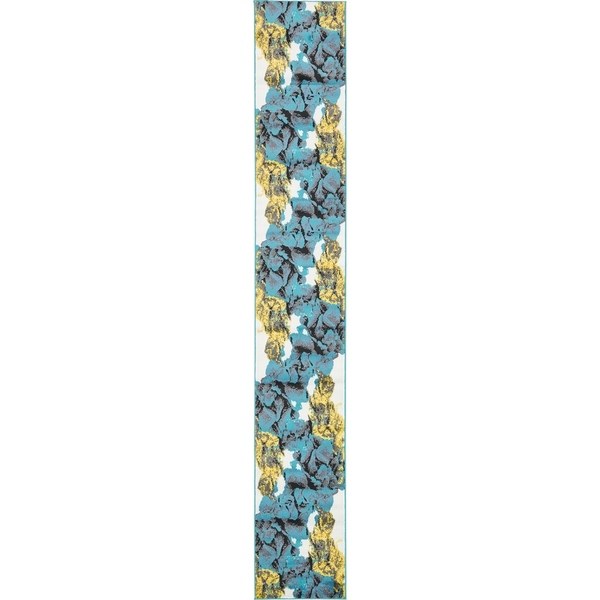 600x600 Unique Loom Metro Watercolor Runner Rug - Watercolor Runner