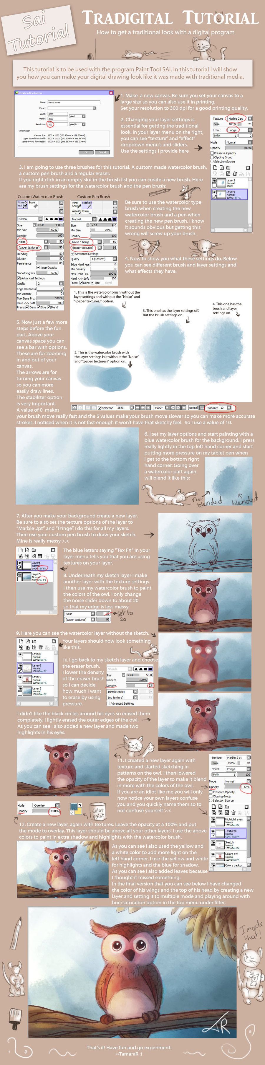 900x3606 Sai Tutorial - Watercolor Sai Tutorial