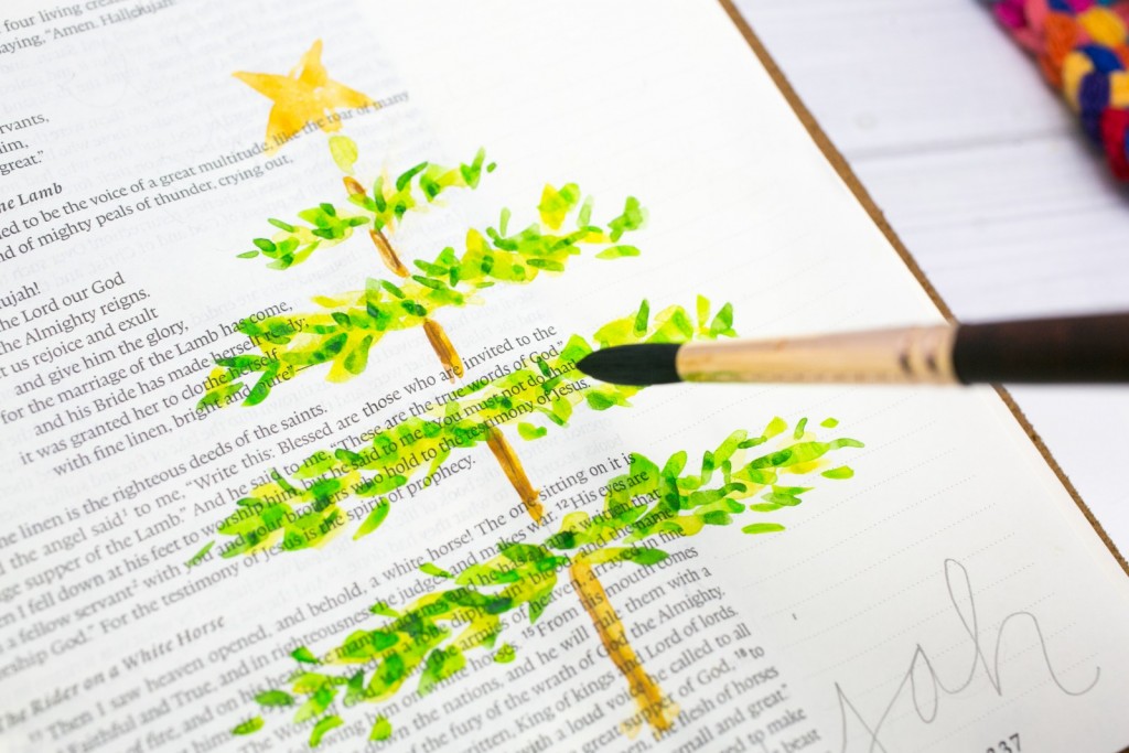 1024x683 Watercolor Tutorial Leaning - Watercolor Sai Tutorial