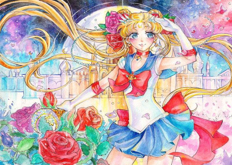 800x569 Sailor Moon Crystal By Princess Ailish - Watercolor Sailor Moon