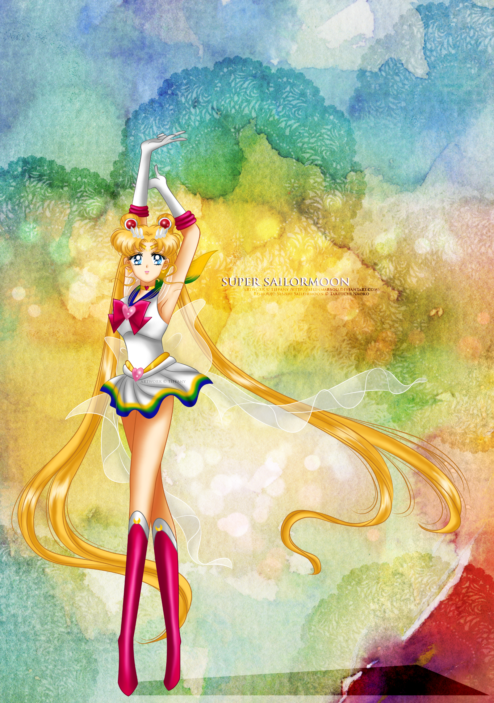 1600x2275 Sailor Moon Favourites By Tsyilna Llyria - Watercolor Sailor Moon.