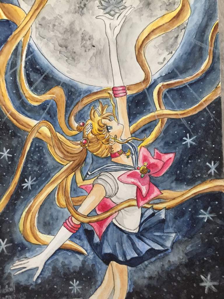 768x1024 Sailor Moonfanartwatercolor Anime Amino - Watercolor Sailor Moon