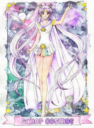 320x436 Another Sailor Moon Fanart I Drawn Last Year With Watercolors Amplt - Watercolor Sailor Moon