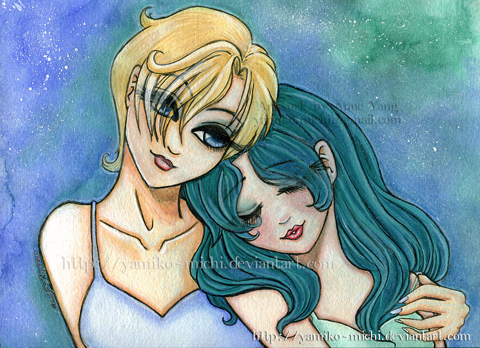 964x700 Artstation - Watercolor Sailor Moon