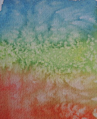 394x480 How To Add Texture To Your Watercolour Paintings Feltmagnet - Watercolor Salt Texture