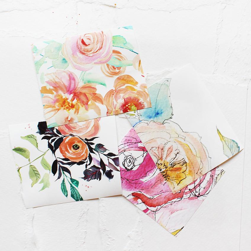 848x848 Watercolor Wallpaper Sample Swatches - Watercolor Samples