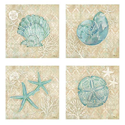 425x425 Lovely Watercolor Style Laguna Seashell, Sand Dollar - Watercolor Sand