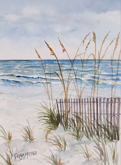 Watercolor Sand Dunes at PaintingValley.com | Explore collection of ...